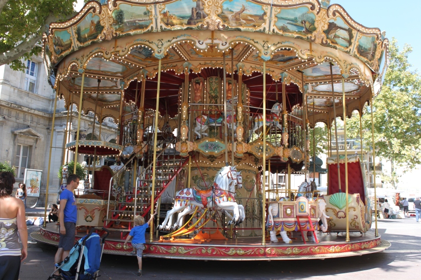 Carousels are such a common sight in the south of France, and guaranteed to make me nostalgic.